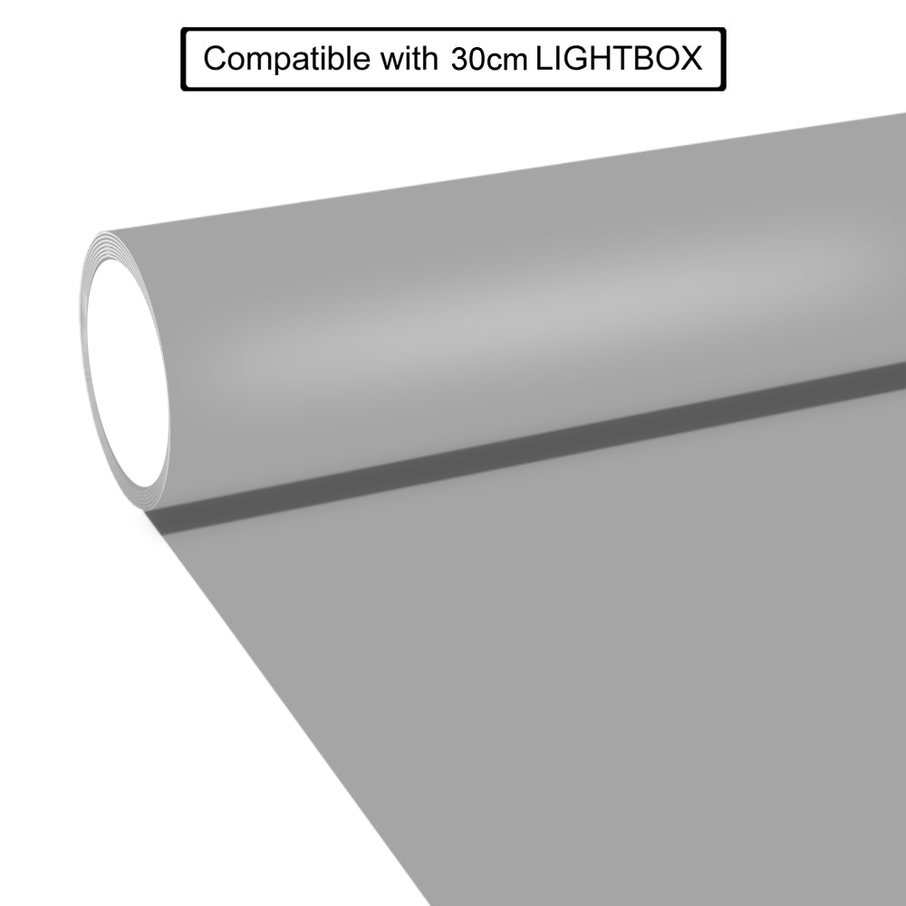 WATERPROOF PVC PHOTOGRAPHY BACKDROP PASTEL GREY AND WHITE 2 IN 1