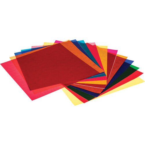 BOXTUDIO 12"x 12"/30 x 30cm Color Gel Filter Sheet for Video Light Studio Flash Strobe