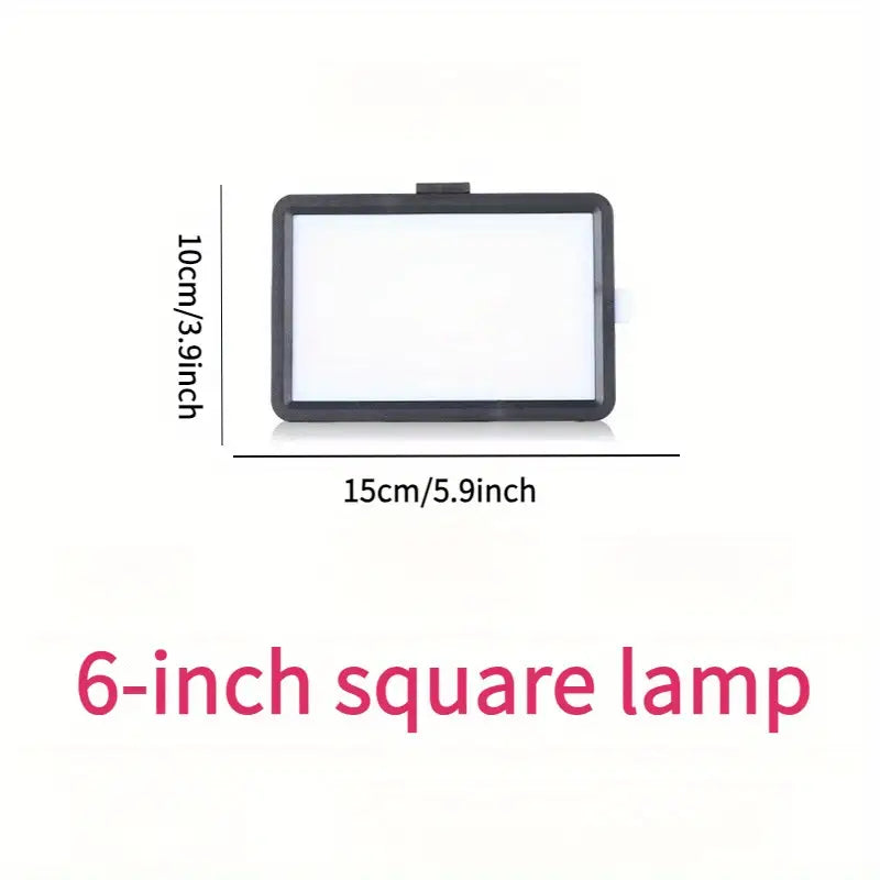 6 Inch USB LED Video Light Kit 3200K-5600K 14-Level Dimmable Comes with Free 4 Colour Gels Red/Low/Green/Blue