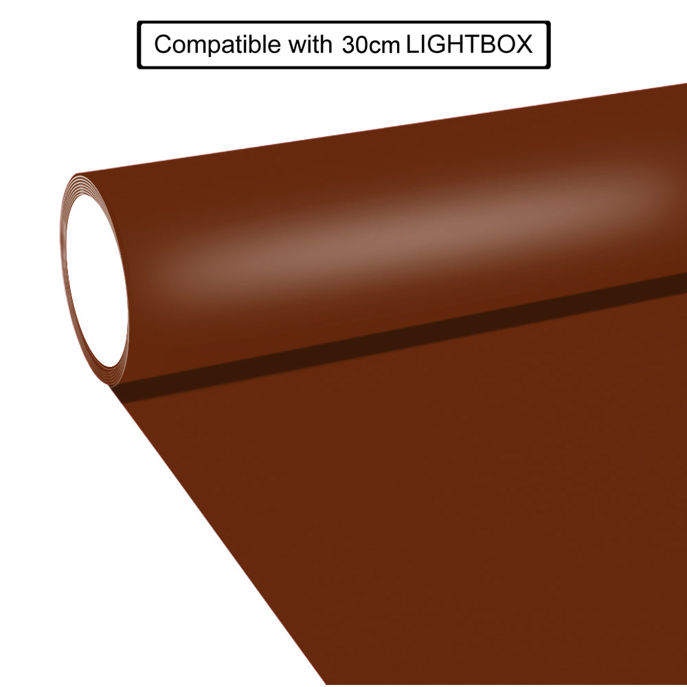 WATERPROOF PVC PHOTOGRAPHY BACKDROP BROWN AND WHITE 2 IN 1