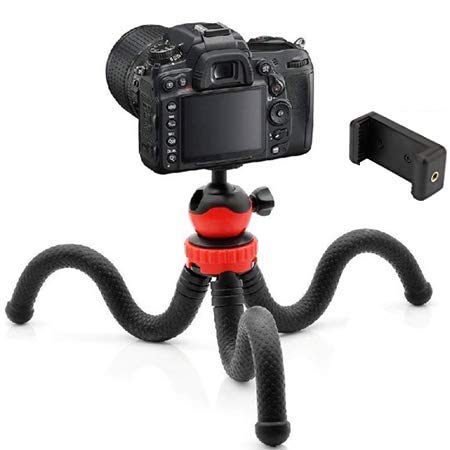 Flexible Gorillapod Tripod with 360° Rotating Ball Head Tripod for