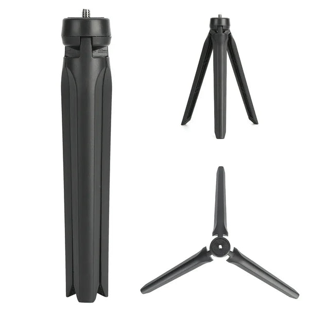 Mini Desktop Tripod Fill Light Desktop Tripod 19cm Adjustable Tripod Stand Portable Fill Light Desktop Tripod 1/4 Inch Screw Mini Phone Bracket