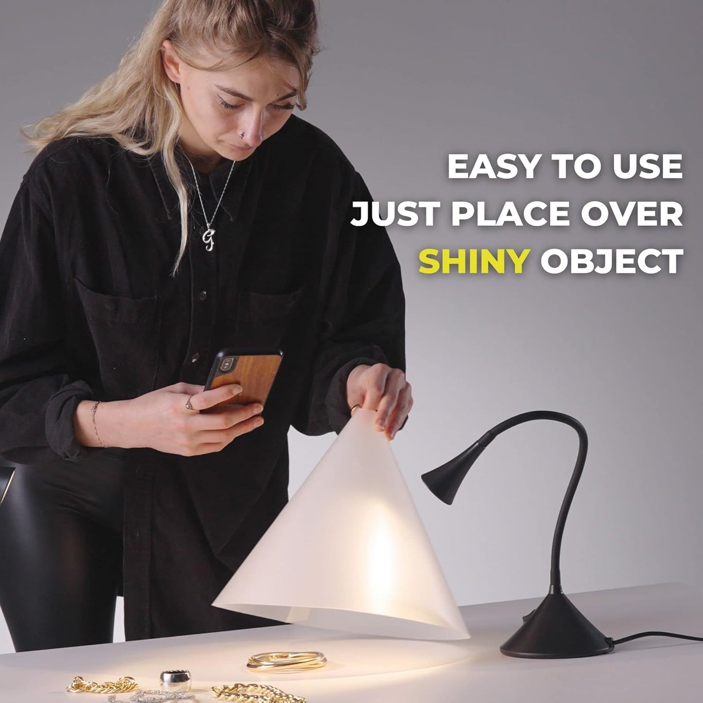 BOXTUDIO LIGHT CONE - SMALL - 360 DIFFUSION FOR SHOOTING REFLECTIVE OBJECT