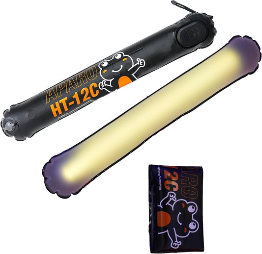 APARO HT-12C Inflatable LED Light Tube, 12W 2500K-6500K RGB Handheld LED Video Light Wand for Photography