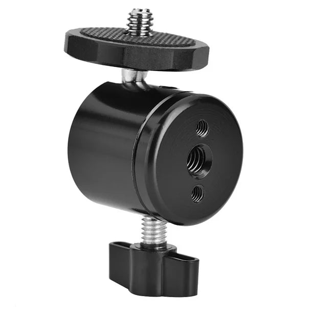 Swivel Mini Ball Head 1/4" Screw 360 Degree Aluminium Alloy Body