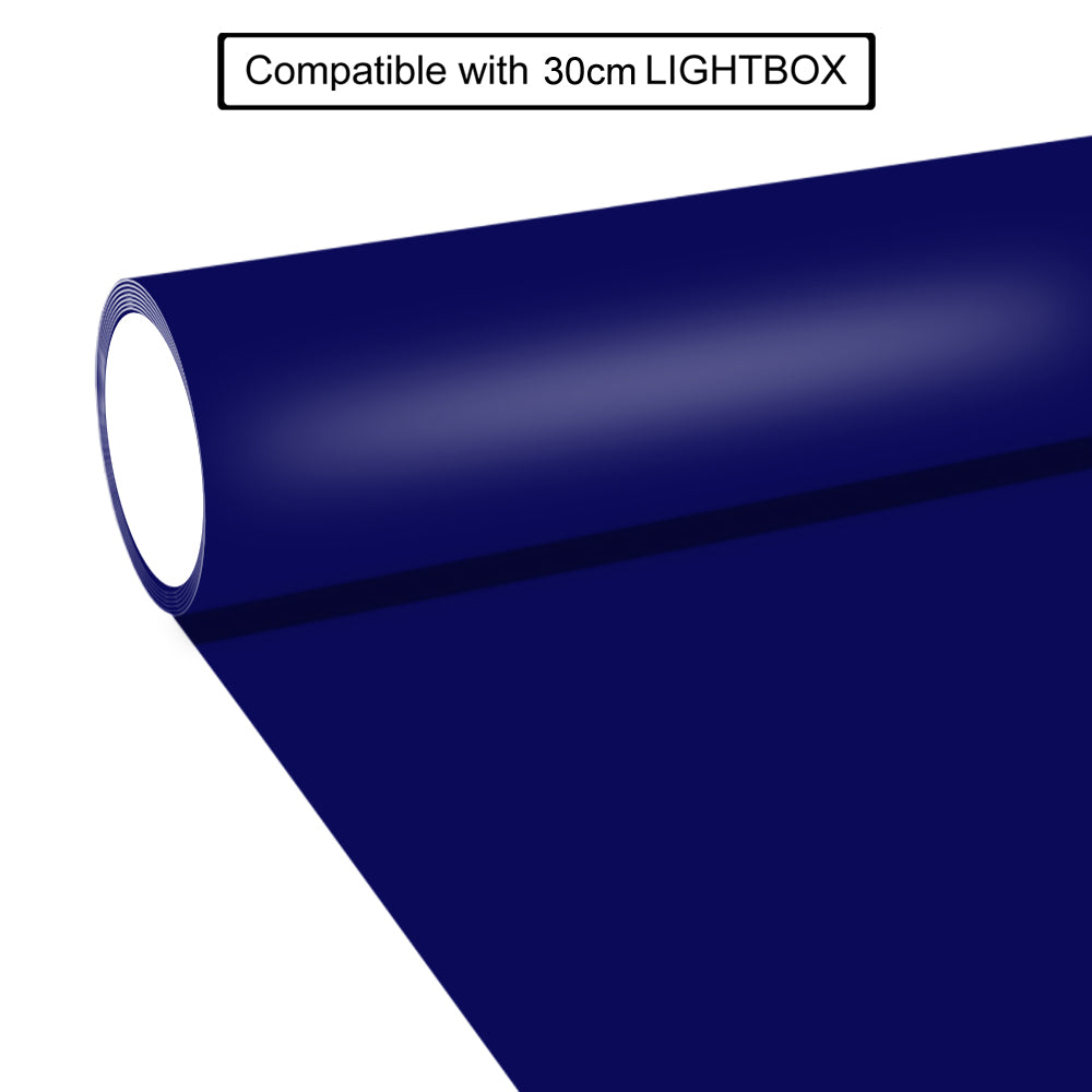 WATERPROOF PVC PHOTOGRAPHY BACKDROP DARK BLUE AND WHITE 2 IN 1