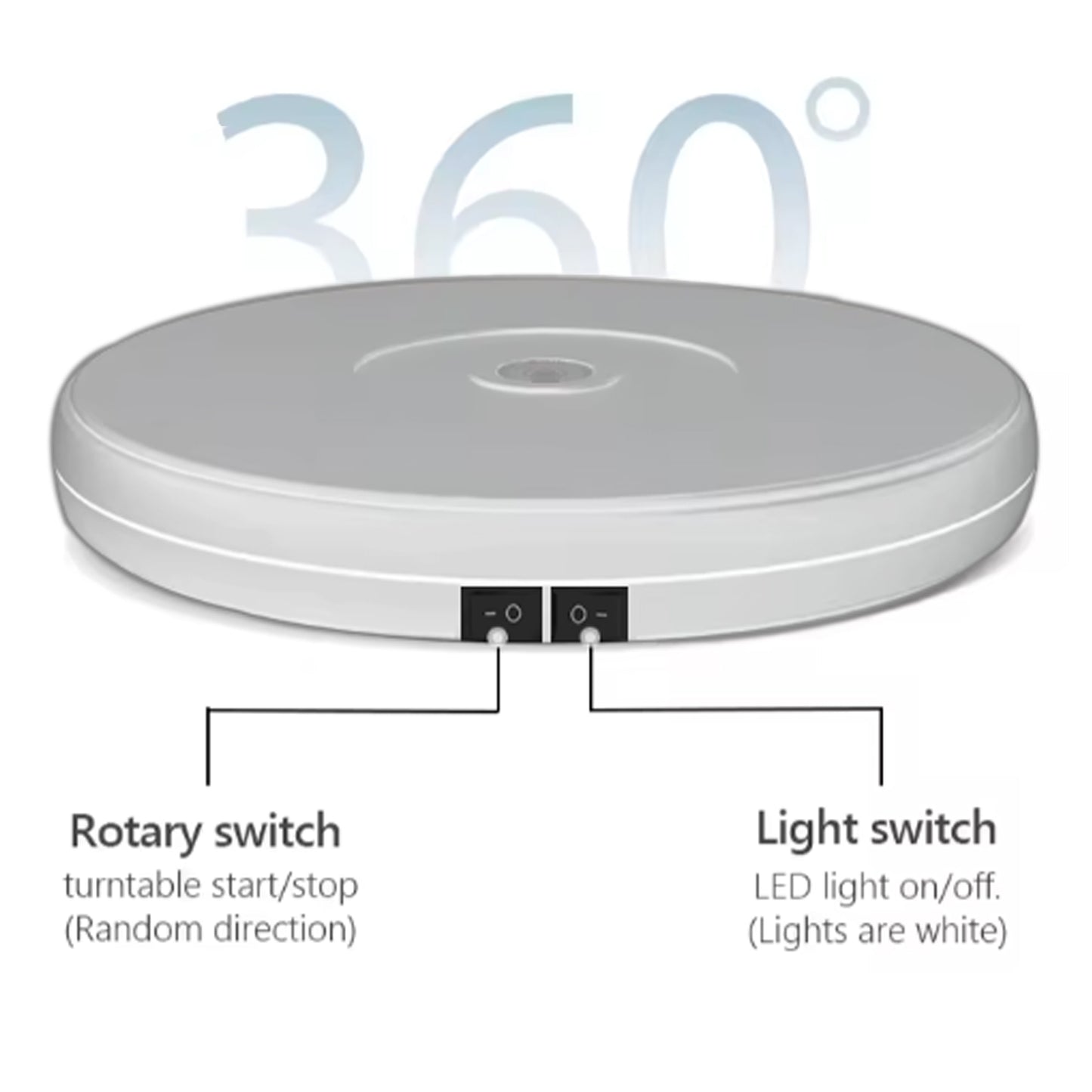 BOXTUDIO360 - PROFESSIONAL 25 cms Turntable for 360° Product Photography