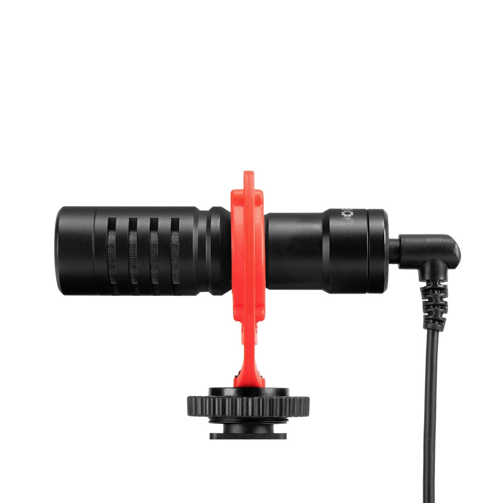MQ-MM1 Universal Cardioid Shotgun Microphone - Camera Microphone for DSLR, iPhone and Android Smartphones - Compatible with Canon EOS, Nikon, and Sony Cameras - with Shock Mount, Deadcat Windscreen