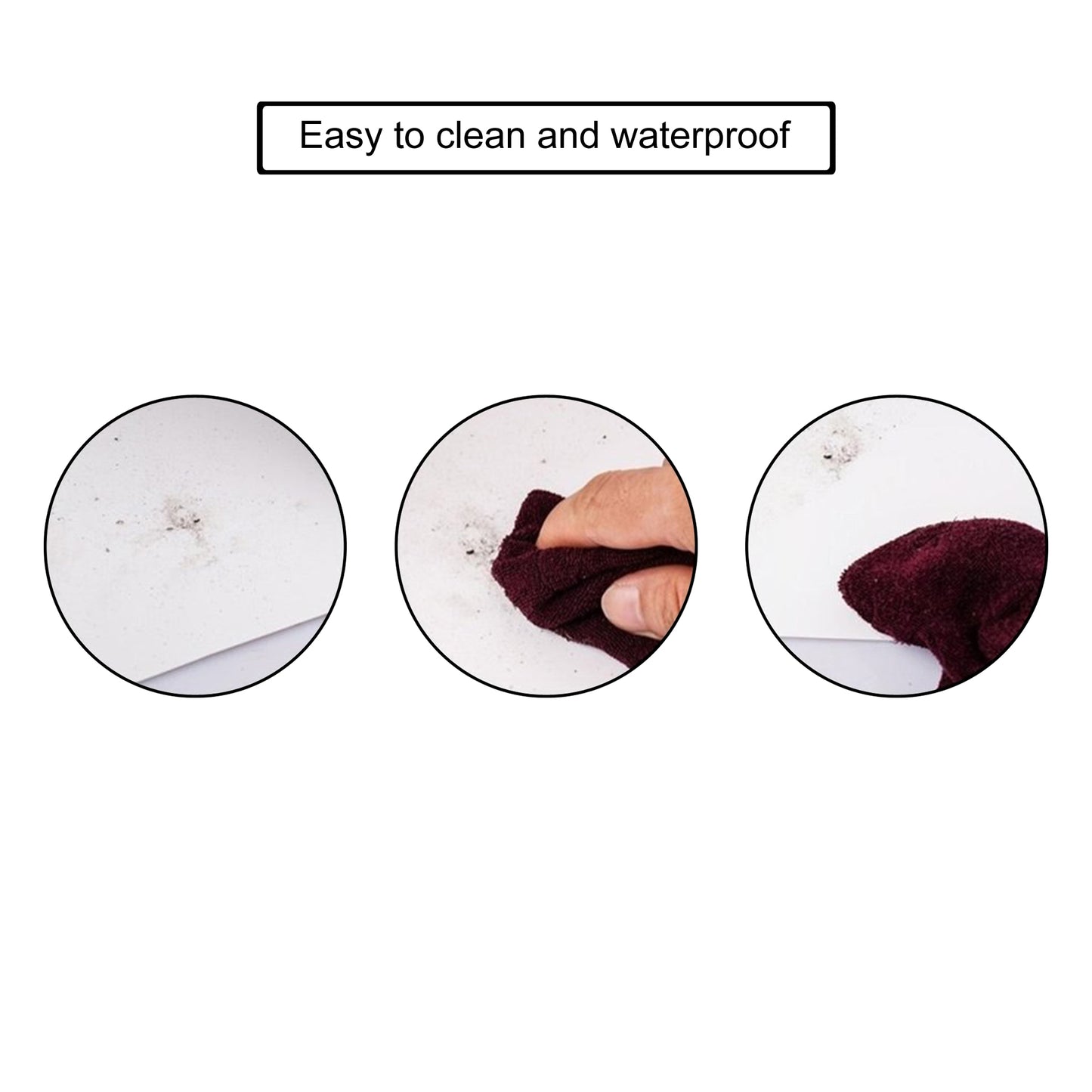 WATERPROOF PVC PHOTOGRAPHY BACKDROP ROYAL BLUE AND WHITE 2 IN 1