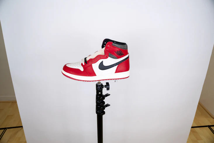 BOXTUDIO Transparent Acrylic Support Plate with 360° Ball Head for Product Photography - Rectangle (15cm x 10cm x 5mm)