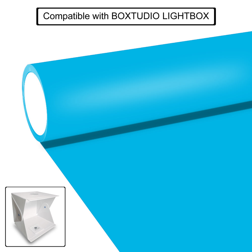 WATERPROOF PVC PHOTOGRAPHY BACKDROP BLUE AND WHITE 2 IN 1