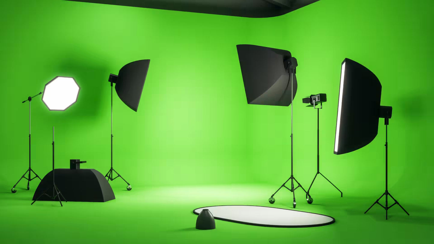 GREEN SCREEN MATTE WALLPAPER - PEEL AND STICK - PREMIUM QUALITY GREEN SCREEN FOR STUDIO - WATERPROOF AND EASY TO CLEAN