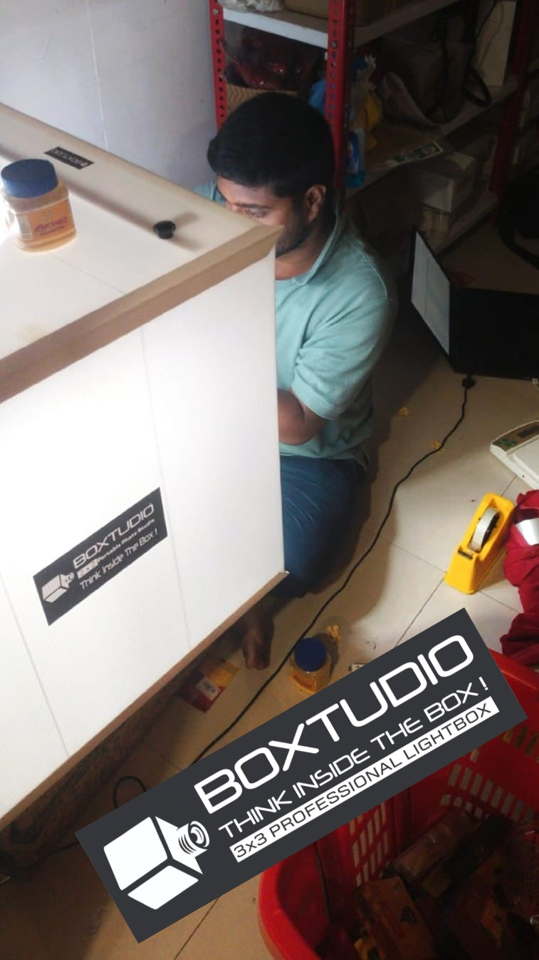 BOXTUDIO® 2X2 Professional Photo LightBox for Product Photography - Lighting Shooting Tent (60x60x60cms)