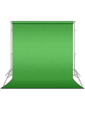 BOXTUDIO 8FT X 12FT GREEN SCREEN PREMIUM FABRIC BACKDROP