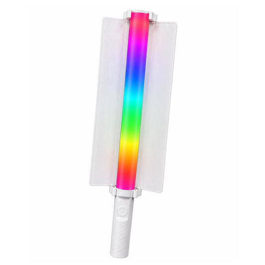 BOXTUDIO RGB Light Stick with BARN DOOR  – Professional LED Lighting Wand with RGB + CCT Modes (RGB Light Stick)