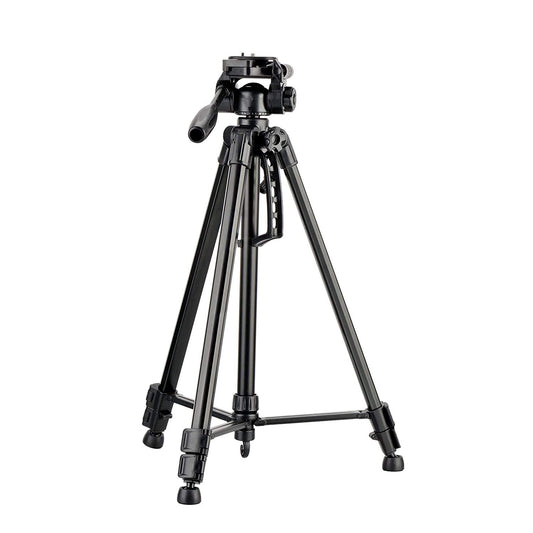 BOXTUDIO PH9 HEAVY DUTY Tripod (67-Inch), Professional Aluminum Tripod for DSLR Camera and Mobile Phone | Maximum Operating Height: 5.5 Feet | Maximum Load Upto: 5kgs (Black)