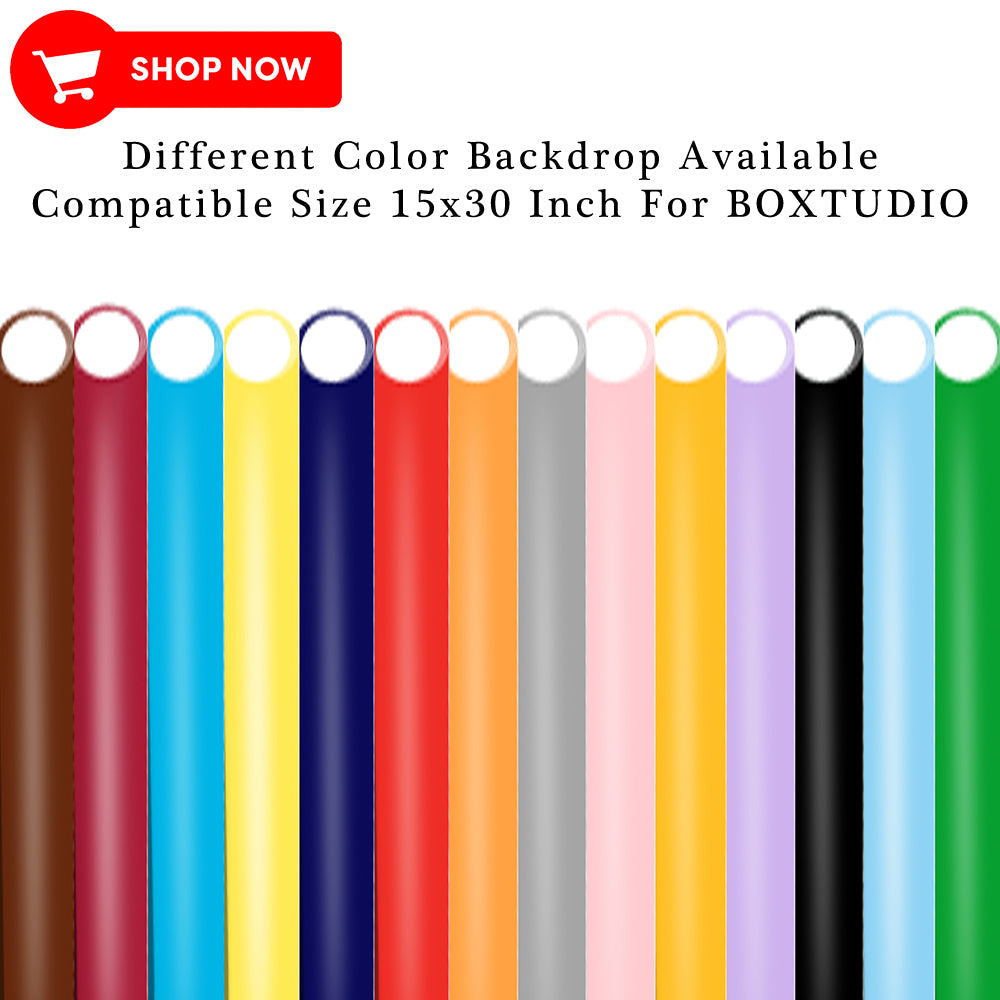 BOXTUDIO® PROFESSIONAL FRONT COVER VERSION LIGHTBOX - Tabletop Portable PhotoStudio - Product Photography Light Tent (40x40x40cms)