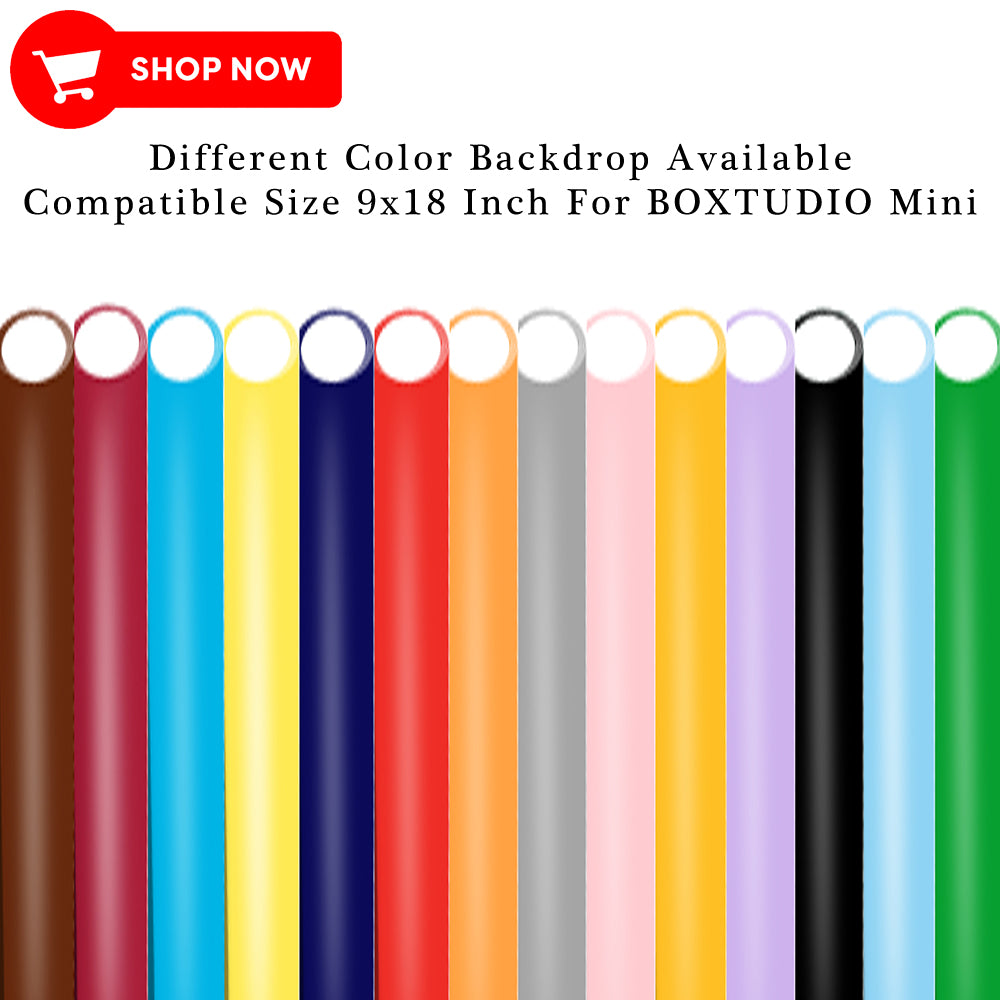 BOXTUDIO® MINI LIGHTBOX - Tabletop Portable PhotoStudio - Product Photography Light Tent (24x22x24 cms)