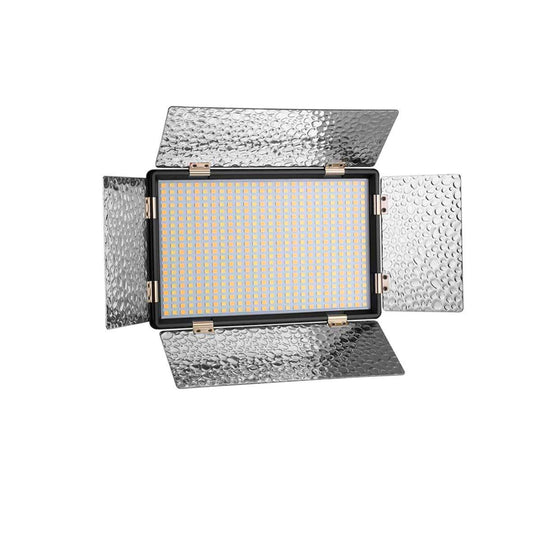 BOXTUDIO Bi-color LED 769AS  Video Light | Dimmable Light with 4 Detachable Barndoor | Compatible with Tripods, Monopods, Cameras, Table stand & Camcorder | For YouTube Video , Product Photography, Makeup shoot and more.