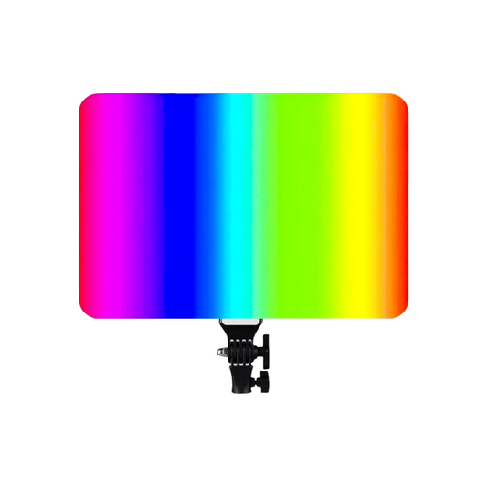 FLAT PANEL RGBW PROFESSIONAL 14 INCH LED LED VIDEO LIGHT WITH BI-COLOR & RGB EFFECTS TOUCH PANEL/REMOTE CONTROLLED