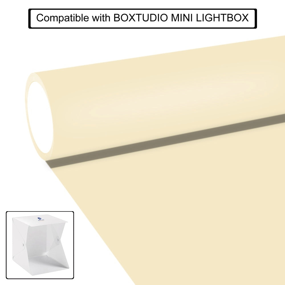 WATERPROOF PVC PHOTOGRAPHY BACKDROP PASTEL BEIGE AND WHITE 2 IN 1